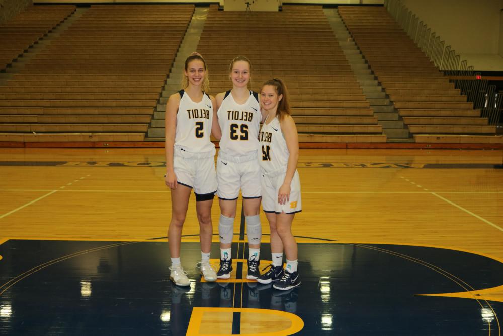 Hannah Welte, Addy Ciochon, and Liz Kalk (all class of 2024) have shot hoops together since they ...